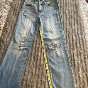 Flying Monkey Blue Flare Wide Leg Jeans